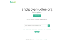 Desktop Screenshot of anpigiovaniudine.org